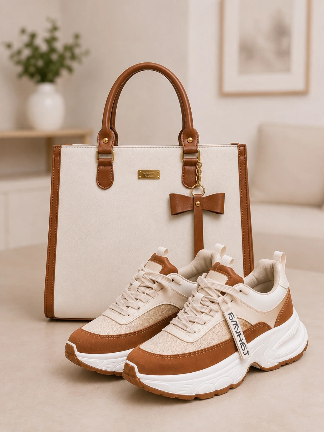 KIT TENNIS+BOLSO COQUETTE LUXE