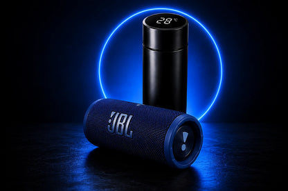 MEGA KIT INTELIGENTE TERMO + PARLANTE BLUETOOTH PORTÁTIL